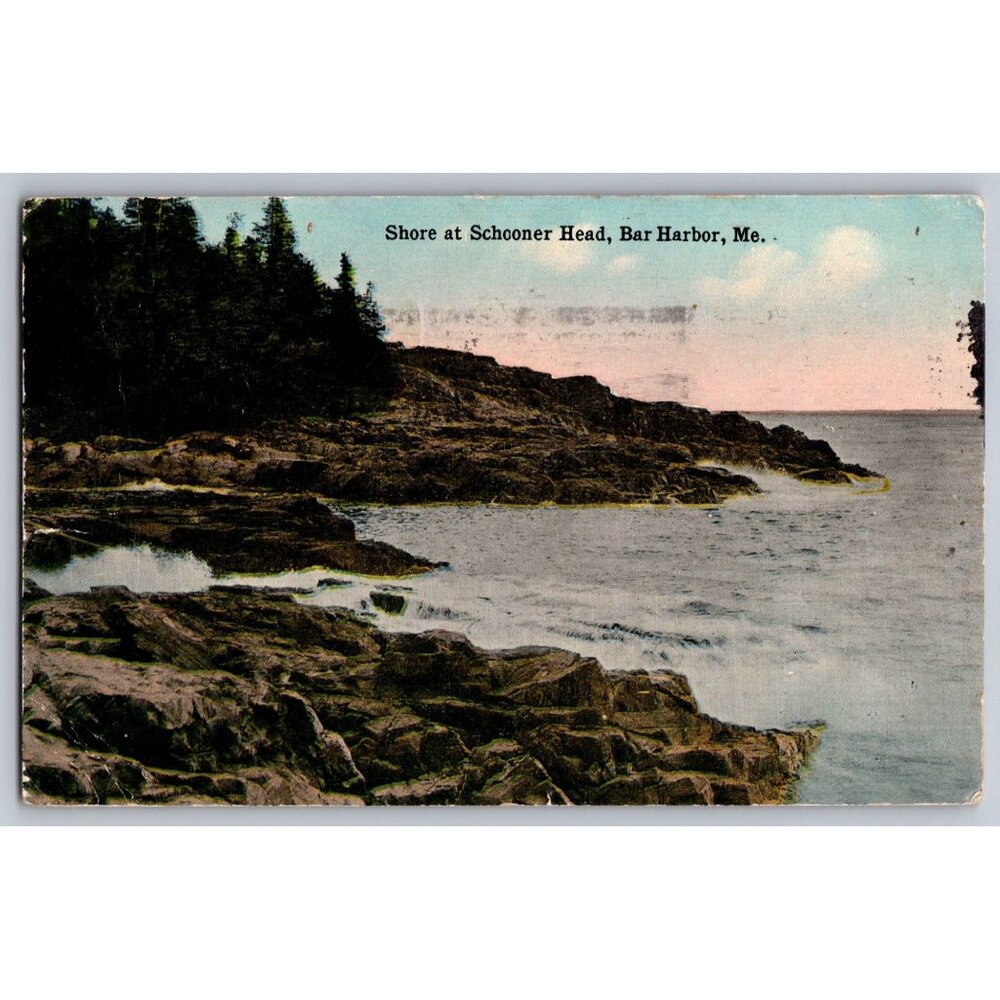 Vintage Maine Postcards Lot Of 4 - Bar Harbor & Portland Scenes  #1669